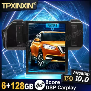 Автомагнитола на Android 10,0, 6 + 128 ГБ, для Land Rover Range Rover 2013-2017, мультимедийный плеер с GPS Навигатором, автомобильное стерео головное устройство DSP Carplay