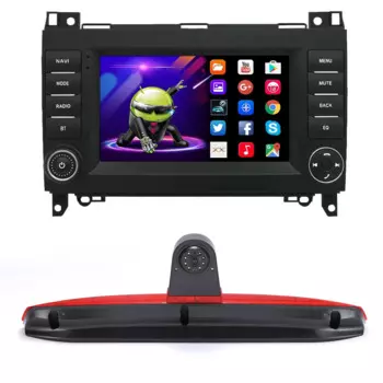 Автомагнитола на Android 10 с GPS-навигацией и HD-камерой заднего вида для Mercedes-Benz V-Class W639 Mercedes-Benz Vito 2006-2014