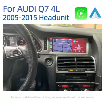 Автомагнитола на Android 12 для Audi Q7 4L 10,25-2015, 2005 дюйма