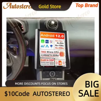 Автомагнитола на Android 12 для McLaren 12C/625S/650S/675S