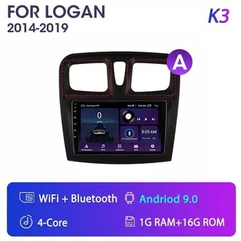 Автомагнитола на Android 12, мультимедийный проигрыватель для Renault Logan 2 Sandero2 2012-2019, 2Din, навигация, стерео динамики Carplay, головное устройство