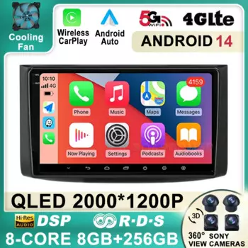 Автомагнитола на Android 14 для Chevrolet AVEO T250 2006-2012