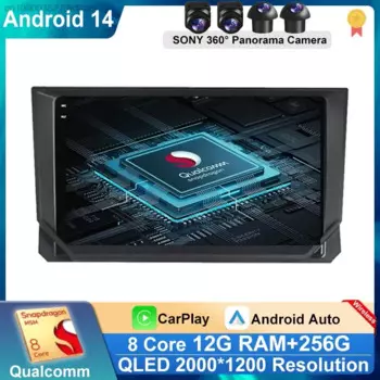 Автомагнитола на Android 14, мультимедийный видеоплеер, автомобильный Wi-Fi для SEAT Ibiza 2017-2020 Carplay, Автомобильный GPS, стерео, DVD, головное устройство