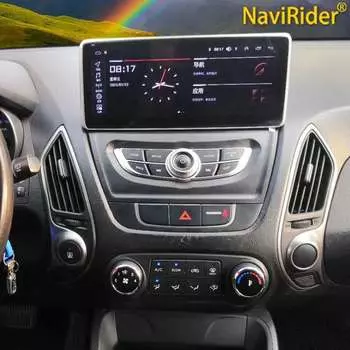 Автомагнитола на Android 14 с экраном Carplay, мультимедиа, Wi-Fi, Bluetooth, для Hyundai IX35, Hyundai Tucson 2 LM 2009-2015, Plug and Play, GPS