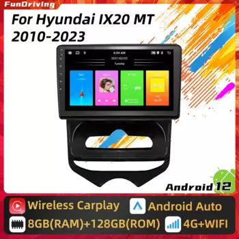 Автомагнитола на Android для Hyundai ix20 MT 2010-2023, 2 Din