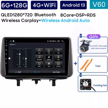 Автомагнитола на Android для Opel Meriva B 2009 - 2014 Carplay 5G WIFI GPS-навигация Радио GPS мультимедийный видеоплеер 4G DSP No 2din DVD