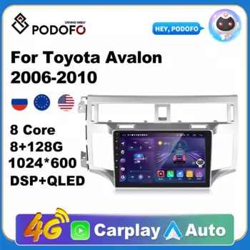 Автомагнитола Podofo, 2DIN, для Toyota Avalon 2005-2010