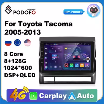 Автомагнитола Podofo, 2DIN, для Toyota Tacoma 2005-2013