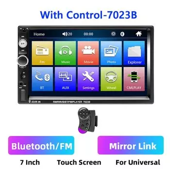 Автомагнитола Podofo 7018B/7023B, мультимедийный плеер 2 Din с 7-дюймовым HD сенсорным экраном, для Nissan, Toyota, Kia