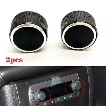 Автомагнитола с кнопкой кондиционера, Задняя ручка управления аудио-радиоприемником для Chevrolet Cadillac Escalade equiave Tahoe GMC 2007-2013