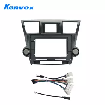 Автомагнитола с рамкой для Toyota Highlander 2014-2015 г., 2 Din