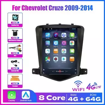 Автомагнитола Tesla Style 2 Din, 9,7 дюйма, Android, для Chevrolet Cruze 2009-2014, стерео, автомобильный мультимедийный видеоплеер, DVD, GPS-навигация