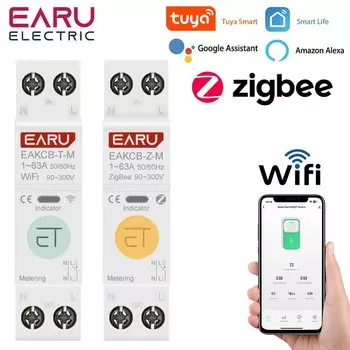 Автомат защити цепи EARUELECTRIC 63A с таймером