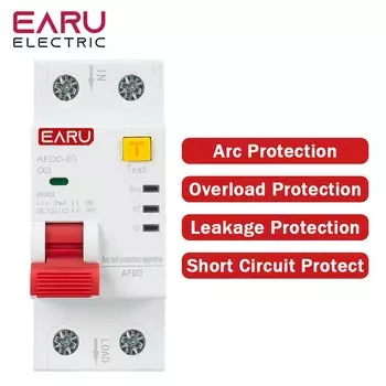 Автомат защити цепи EARUELECTRIC AFDD 220В
