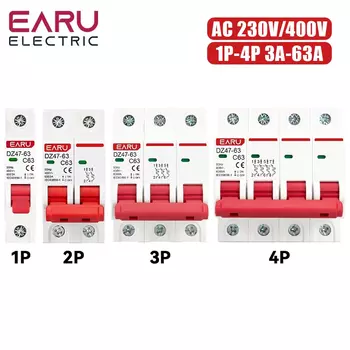 Автомат защити цепи EARUELETRIC DZ47