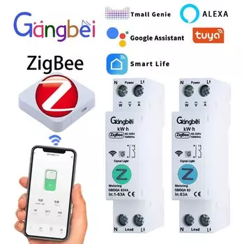 Автомат защити цепи Gangbei ZigBee 1P 63A