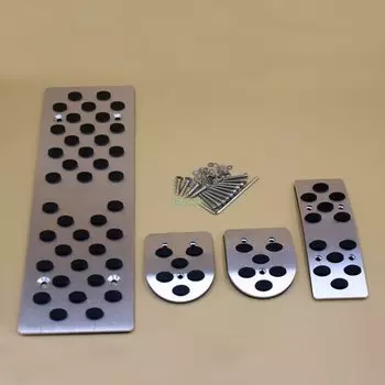 Автоматическая педаль газа для Audi A4 B6/B7/B8 A6 C5/C6 A7 Q5, ручная алюминиевая опора, тормозная газовая накладка сцепления, крышка акселератора