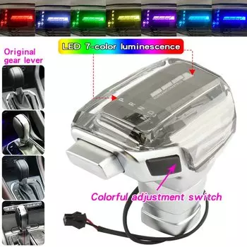 Автоматическая светодиодная кристаллическая ручка переключения передач, рычаг переключения передач, гандбол для Renault Koleos Megane 4 IV Captur Talisman Kadjar Grand Scenic