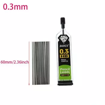 Автоматические грифели для механических карандашей ALSMT 0,3/0,5/0,7/0,9 мм