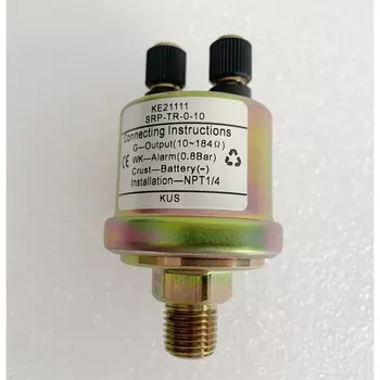Автоматические механические датчики давления масла KUS M10X1 NPT1/8 NPT1/4 Отправляющий блок 0-5 бар или 0-10 бар Дисплей сигнализации 6-24 В 10-184 Ом Сигнал