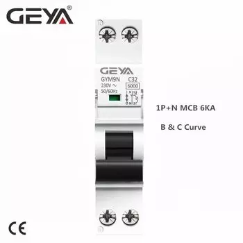Автоматические выключатели GEYA GYM9N 6-40A 220V