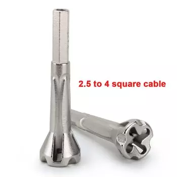 2,5/4 квадратный автоматический 5-проводной универсальный параллельный электрический кабель, быстрый разъем, сверло по металлу, инструмент для зачистки витой проволоки
