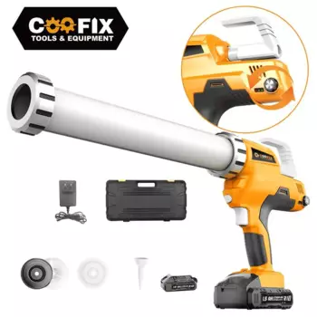 Автоматический Электрический клеевой пистолет COOFIX 21 в, термоплавкий Многофункциональный Электрический герметик из твердой резины, беспроводной пистолет для герметизации