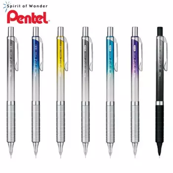 Автоматический карандаш Pentel Orenz, металлический карандаш XPP1005G с противоударным сердечником, градиентные офисные и школьные принадлежности, 1 шт.