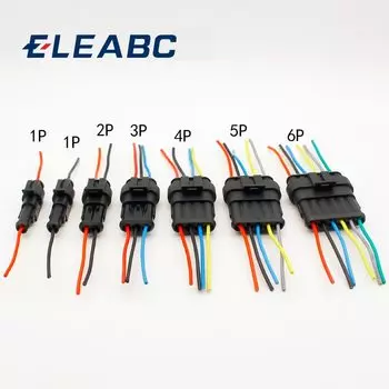 Автоматический разъем ELEABC 1P 2P 3P 4P 5P 6P водонепроницаемый