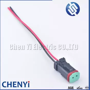 Автоматический водонепроницаемый разъем Deutsch DT06-2S DT04-2P