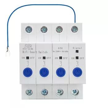 Автоматический выключатель Ewelink WiFi 4P 63А
