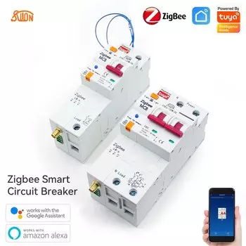 Автоматический выключатель MJJ Tuya Zigbee 1P-4P 80A