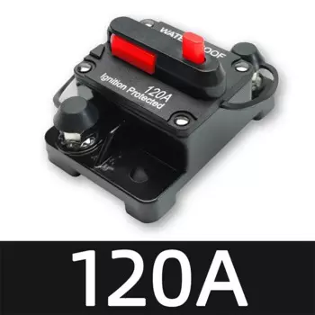 Автоматический выключатель от 30 А до 300 А, 12 В-48 В, предохранитель для защиты троллинга с ручным сбросом, водонепроницаемый, для автомобиля, лодки, руководство 80A, 100A, 200A, 250A