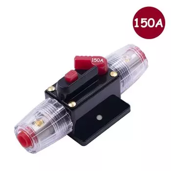 150A 100A 80A 60A 50A 40A 30A 12V/24V/48V DC перезагружаемый автоматический выключатель сбрасываемая страховка солнечный фотоэлектрический разъем