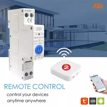 Автоматический выключатель ZigBee для умного дома 1P