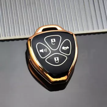 Автоматический защитный брелок для Toyota RAV4 Crown Avalon Venza Corolla Camry Reiz Matrix Auris TPU, чехол для автомобильного ключа, аксессуары