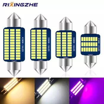 Автомобиль 1 шт. C5W Canbus Festoon C10W 31/36/39/41 мм 3014 21/30/36 светодиодный светильник без ошибок, внутренний светильник для чтения, габаритные лампы, лампа с автоматической пластиной