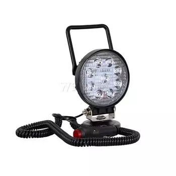 Автомобиль 3M Plug&Play 27 Вт 4 дюйма Портативный светодиодный рабочий фонарь Магнитное основание Offroad 4WD SUV UTV 4x4 Грузовик Пикап Точечный прожектор дальнего света