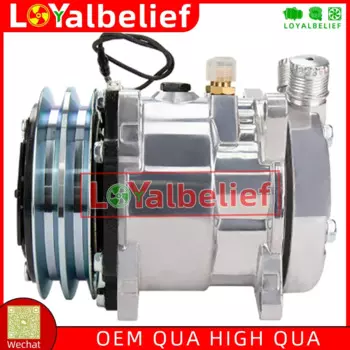 Автомобиль 505 Sanden Компрессор переменного тока SD505 5H09 12 В 24 В A2 V Ремень 125 мм Шкив для трактора Экскаватора Сверхмощный грузовик Пикап Универсальный