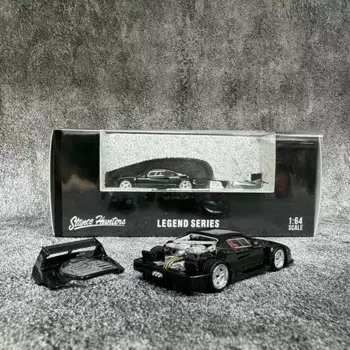 Автомобиль из металлического сплава F40 LM, модель 1:64, литье спортивного автомобиля, темно-зеленый цвет