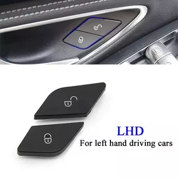 Автомобиль LHD RHD для Mercedes Benz C EQC GLC V Class W205 N293 W253 W447 Крышка кнопки разблокировки внутреннего центрального дверного замка