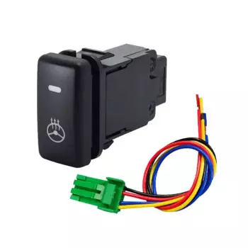 Автомобильная ABS противоскользящая фара DRL светодиодный переключатель обогрева рулевого колеса заднего вида для Toyota Land Cruiser Hilux Prado 120 FJ CRUISE