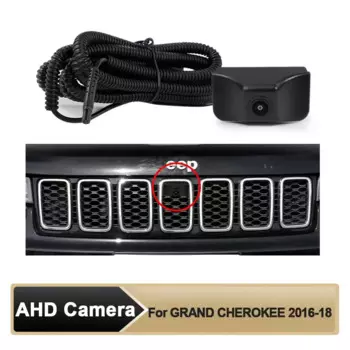Автомобильная AHD Камера Переднего Вида OEM HD ночное видение рыбий глаз 150 ° для GRAND CHEROKEE 2016-18 система мониторинга парковки