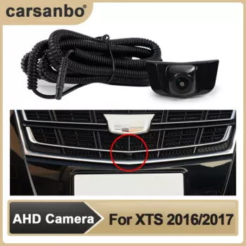 Автомобильная AHD-Камера Переднего Вида OEM HD ночного видения «рыбий глаз» 150 ° хромированная камера для Cadillac 2016/2017 XTS система мониторинга парковки