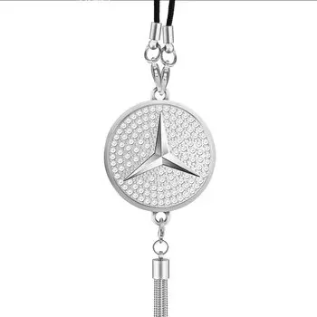 Автомобильная эмблема, подвеска для зеркала заднего вида, аксессуары для Mercedes Benz AMG W203 W204 W20 CLS GLC GLA GLB C200 C300 A/B/C/E/S Class