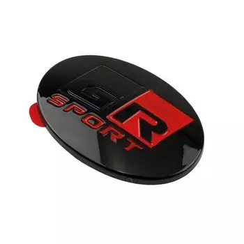 Автомобильная эмблема рулевого колеса, значок, наклейки для Toyota Sport GR Sport RAV4 C-HR Prado Prius Camry Corolla Highlander, автомобильные аксессуары