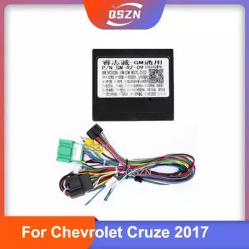 Автомобильная аудиосистема 16-контактный адаптер для кабеля питания Android с коробкой CAN-шины для Chevrolet Cruze Sonic 2017 жгут проводов