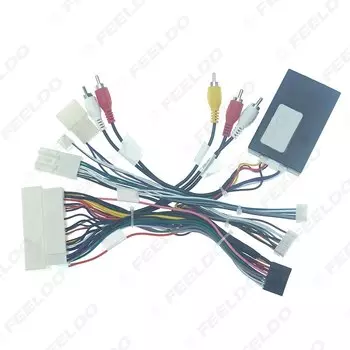 Автомобильная аудиосистема FEELDO, 16 контактов, электропроводка, Кабель-адаптер с can-шиной для Hyundai Mistra Elantra KIA Sorento K3