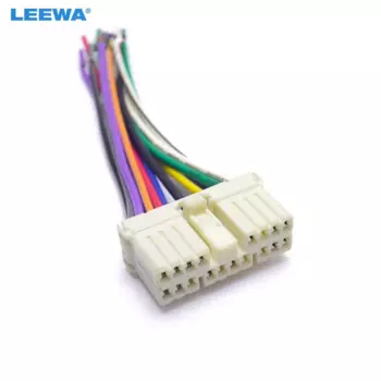 Автомобильная аудиосистема LEEWA 1 шт., стерео проводка, адаптер, штепсельная Вилка для Daewoo Ssang Yong Actyon/Korando Chevrolet Spark # CT5691