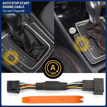 Автомобильная автоматическая остановка запуска двигателя для VW, система выключения, Датчик управления, штепсельная Вилка для Golf 7 7,5 Passat B8 B8.5, три режима